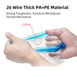 GIANTARM 10pcs Filament Storage Bags, 0.26mm 3D Printer Filament Storage Bags, Prevent and Monitor Moisture Keeping Filament Dry, 39.5x32.5cm (No Pump) GIANTARM