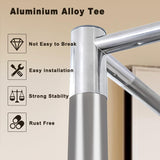 Stainless Steel Canopy Bed Frame King Size, Thicken Full Size Canopy Frame for Metal Bed Wood Bed Bedroom Decor ForestSource