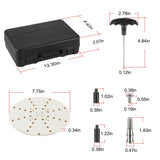 4 Inch Wood Lathe Chuck Set 1" x 8 tpi, Self Centering 4 Jaw Wood Turning Chuck set with 3 frequently used types of Jaws Deargooday