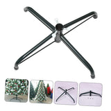 Anneome Christmas Tree Base Rotating Tripod Adjustable Stand Greenery Decor Metal Christmas Tree Stand Christmas Tree Stand for Artificial Trees Christmas Tree Rotating Base Green Fold 30cm Anneome