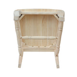 International Concepts C-9209P Versailles Side Chair, Unfinished IC International Concepts