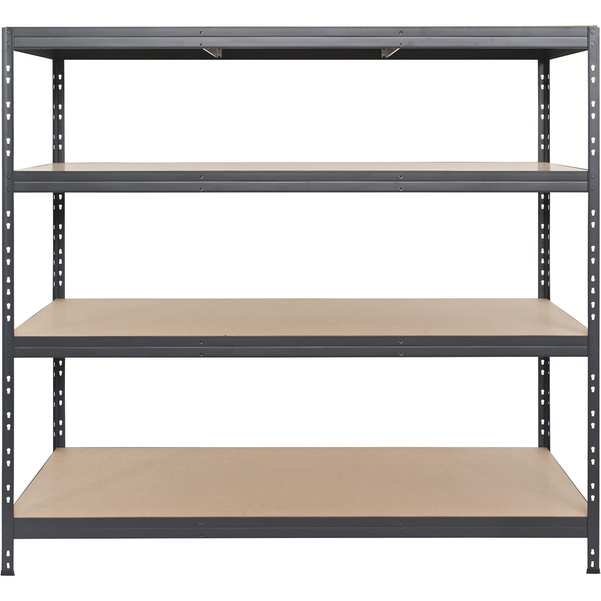 AR Shelving Heavy-Duty Garage Shelving, 4-Shelf Unit, 1000-Lb. Capacity Per Shelf, 60in.W x 24in.D x 70in.H, Model# TR18S410KGIFD9G00 AR Shelving