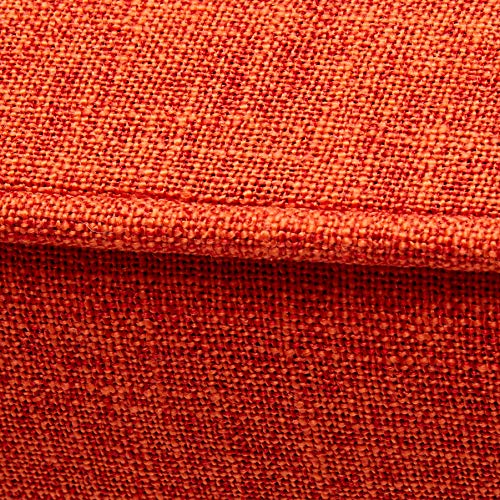 Christopher Knight Home GDFStudio Macedonia Mid Century Modern Tufted Back Fabric Recliner (Muted Orange) GDFStudio