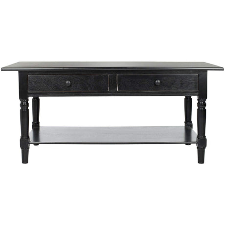 Safavieh American Homes Collection Boris Distressed Black Coffee Table Safavieh