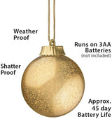 Xodus Innovations WP510 Battery Powered Hanging Decorative Outdoor LED Pulsing 5" Globe Light, 1 Count (Pack of 1) Xodus Innovations