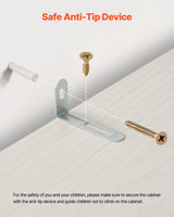 VEVOR 5 Tiers Wide Bookshelf, 68 in Wooden Open Bookcase with Display Storage Organizer Shelf, Freestanding Tall Display Floor Bookcase Bookshelf for Library, Bedroom, Living Room, Office, White VEVOR