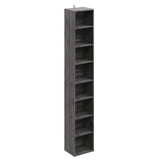 IRONCK Tall Narrow Bookshelf 8 Tiers, Compact Corner Bookcase, Easy to Match for Living Room, Office, Study, Bedroom IRONCK