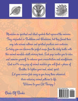 MANDALA ANIMALS ADULT COLORING BOOK- MINDFULLNESS, RELIEF, JOY, AND RELAXATION: Welcome to Art Therapy! WoodArtSupply