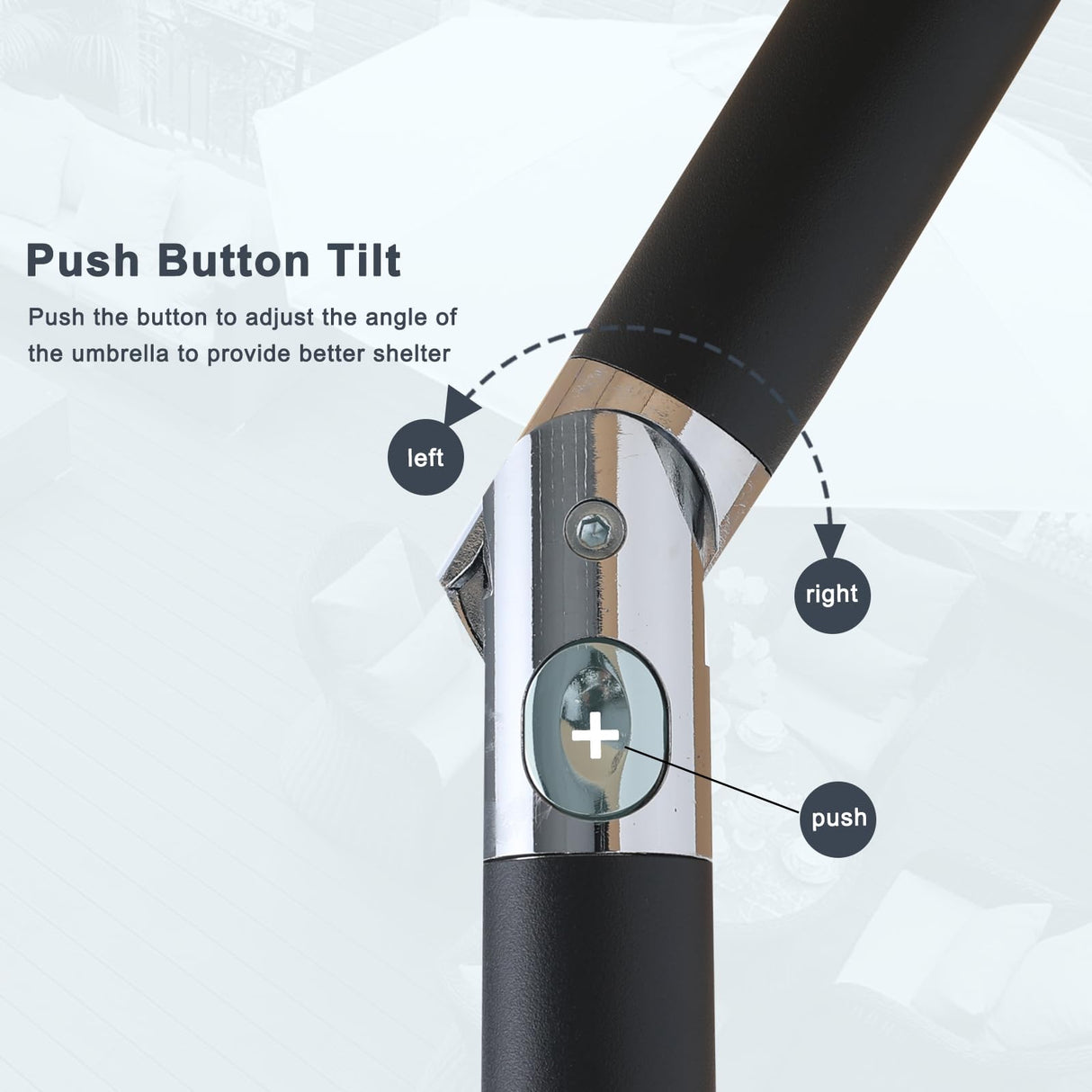 MASTERCANOPY Patio Umbrella for Outdoor Market Table -8 Ribs (10ft,Turquoise) MASTERCANOPY