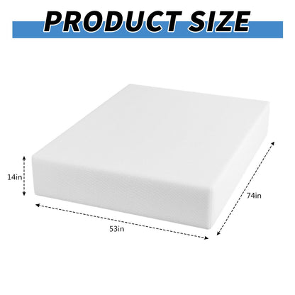 CL.HPAHKL Gel Memory Foam Mattress 14 inch Full Size Mattress with Removable Soft Cover Medium Firm Mattresses CertiPUR-US Certified/Bed-in-a-Box for Cool Sleep Relieving Pressure Relief