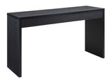 Convenience Concepts Northfield Hall Console Desk Table, 48(L) x 15.5(W) x 28"(H), Black Convenience Concepts