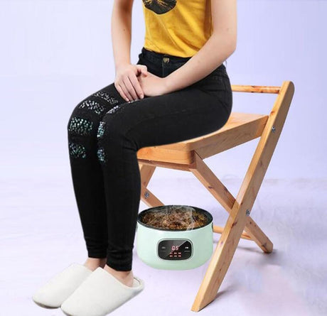 AMGBYMGB Foldable Yoni Steam Seat,Wooden Steaming Seat with Four Legs,Yoni Steamer Chair,Three-Dimensional Toilet,Bathroom Antiskid Shower Stool,Steaming Chair V Steam at Home Kit 15.7“H,No Steamer AMGBYMGB
