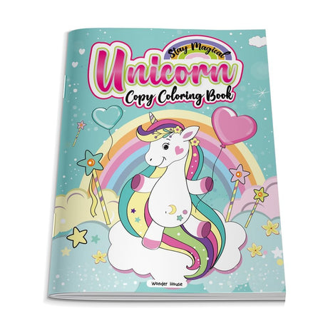 Stay Magical Unicorn Copy Coloring Book: Fun Activity Books For Children WoodArtSupply