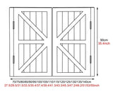 LVLONG Unpainted Wood Saloon Swing Doors, Kitchen Bathroom Hallway Barn Western Cafe Door, Bar Porch Entrance Counter Swinging Door for Indoor (Size : W85cmxH90cm(33.5"x35.4")) LVLONG