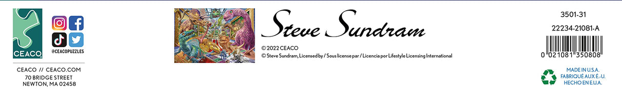 Ceaco - Steve Sundram - Museum Mayhem - 2000 Piece Jigsaw Puzzle Ceaco