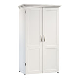 Sauder Miscellaneous Storage Craft & Sewing Armoire, L: 35.11" x W: 21.81" x H: 61.58", Glacier White finish Sauder