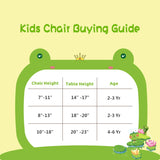 iPlay, iLearn 10 Inch Kids Solid Hard Wood Animal Chair, Stackable Wooden Finished, Preschool, Bedroom, Playroom, Nursery Seat, Frog Furniture Stool for Toddlers, Children, Boys, Girls iPlay, iLearn