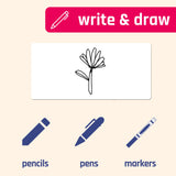 30 Sheets, Printable White Sticker Paper, Laser/Inkjet Printing - Matte, Letter Size (8.5" x 11") TownStix