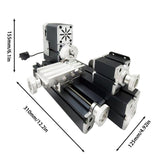EssSthmy Mini Metal Lathe Machine, 36W 20000 RPM, Benchtop Lathe for Woodworking DIY,Crafting Wood & Soft Metal EssSthmy
