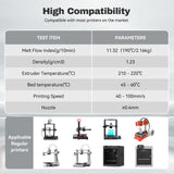 3DHoJor Silk PLA Filament 1.75mm Red Green Dual Color PLA 3D Printer Filament 2 in 1 Coextrusion 1KG Spool(2.2lbs) 3D Printing Filament Dimensional Accuracy +/- 0.03mm Fits for Most FDM 3D Printers 3DHoJor