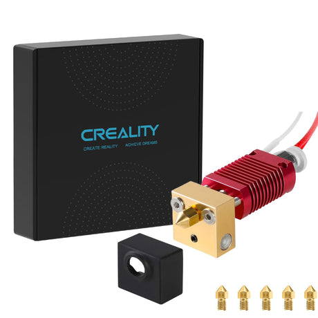 Ender 3 Hotend, Authentic Creality Assembled Hotend Kit 3D Printer Parts with 5X 0.4mm Nozzles for Ender 3 Ender 3 V2 and Ender 3 Pro ORTHLAND