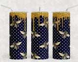 Bumble Bee Tumbler Sublimation Prints-Ready To Press Prints Bundle Generic