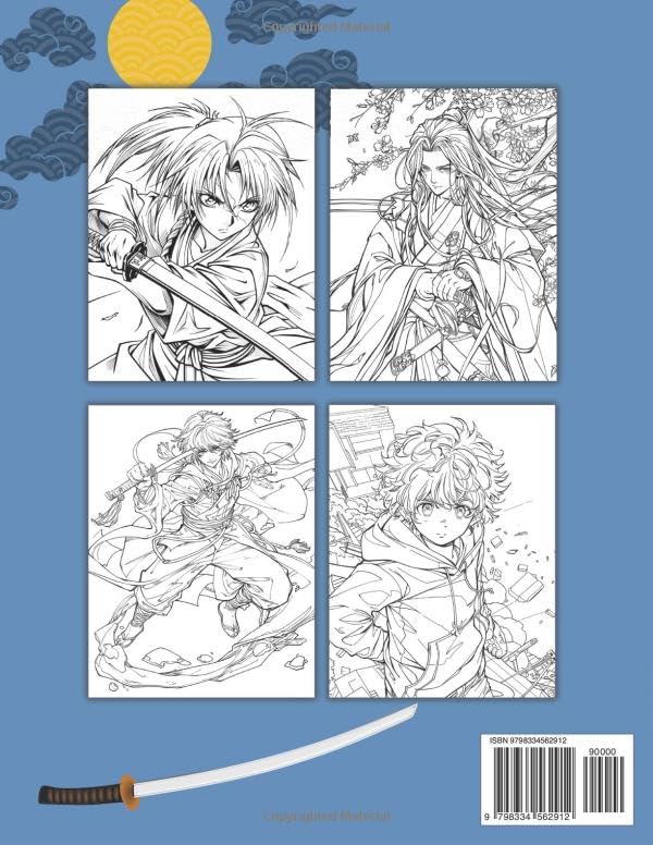 Anime Coloring Book for Adults and Teens - Boys Edition: A Captivating Manga Coloring Book Featuring 50 Unique Designs of Cool and Charismatic ... Enthusiasts (Manga and Anime Coloring Books)