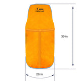 Leather Work Shop Apron, Buckle straps, Heat & Flame Resistant Heavy Duty Welding Apron LahChak