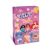 DREACAREFT Poke Art and Craft Kits Princess for Girls, 8 Princesses and 4 Accessories, Mess Free DIY Creative Activity, Birthday Gifts Toys for 5 6 7 8+ Year Old Girls DREACAREFT
