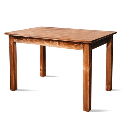 CONSDAN StoneCreek Solid Wood Kitchen Table, 48 x 30 Small Dining Table for 2 or 4, Ideal for Small Spaces, 48" W x 30-1/4"D x 30-1/4"H - WoodArtSupply