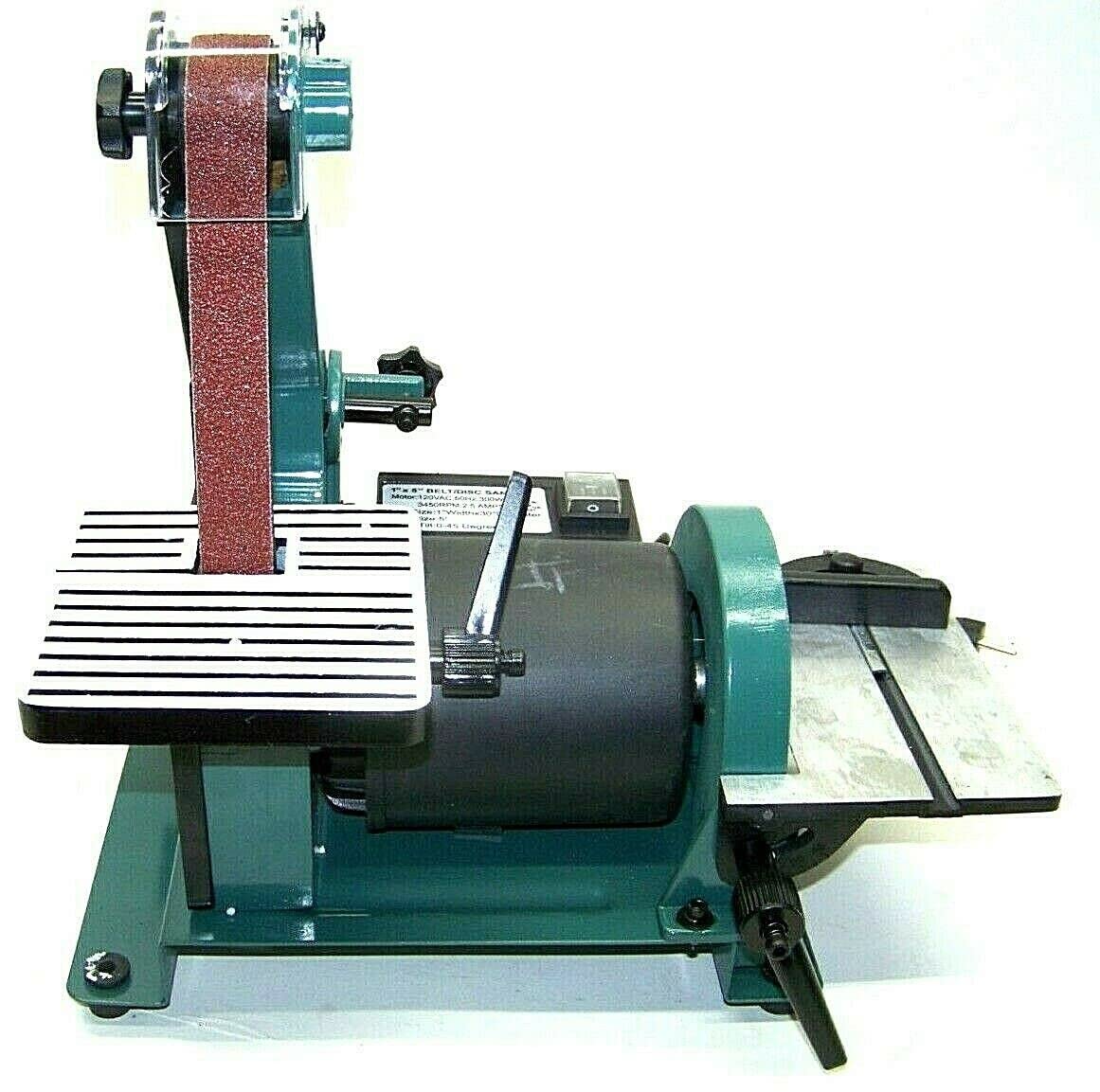 1" X 30" Belt Sander 5" Disc Sander 3450 RPM Top Bench Table Sanding Polishing - WoodArtSupply