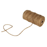 KINGLAKE Natural Jute Twine String 656 Feet 2mm Twine for Crafts Gift Wrapping Christmas Packing String for Arts Decoration, Wedding, Gardening KINGLAKE