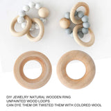 Wooden Rings, 200pcs 20mm Wooden Rings for Crafts, Unfinished Wood Rings Smooth Wood Circles for DIY Connectors, and Jewelry Making ZJchao