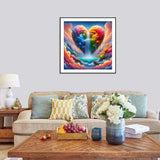 Reluohuo Diamond Painting Waterfall Kits for Beginner, 5D Love Full Drill Diamond Art Kits for Adults, DIY Diamond Art Kits for Home Wall Decor, 12x12 Inch Reluohuo
