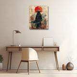 HULDFRDA Adult Paint by Number Kits On Canvas Japanese Samurai Adults' Paint-by-Number Kits Japanese Style Painting for Adults Color by Number DIY Paint by Numbers with Paints and Brushes,16x20 Inch HULDFRDA