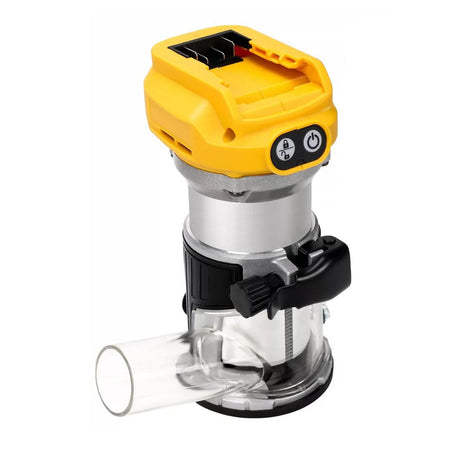 30000 RPM Cordless Compact Router, 6 Speeds, DCB Series 20V Battery, with 800W Brushless Motor, Variable Speed Router, for Woodworking Garosa