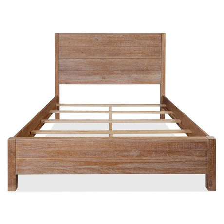 Grain Wood Furniture Montauk Solid Wood Bed, King Size, Rustic Walnut Grain Wood Furniture