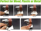 Podoy 𝙐𝙥𝙜𝙧𝙖𝙙𝙚𝙙 Mini Belt Sander Electric DIY 7 Speed Adjustable Control Small Grinder Sharpener Polisher Machine 110V with 10 Belts for Metal Knife Podoy