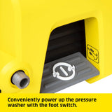 Kärcher Pressure Washer K2100PS, Max 2625 PSI, 3 Spray Nozzles, Detergent Tank, For Cars, Driveways, Siding, Patios, 2.07 max. GPM Kärcher