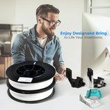 PVA Filament, Water Soluble Support 3D Printer Filament 1.75mm 0.5KG Spool for 3D Printers, Natural TRONXY