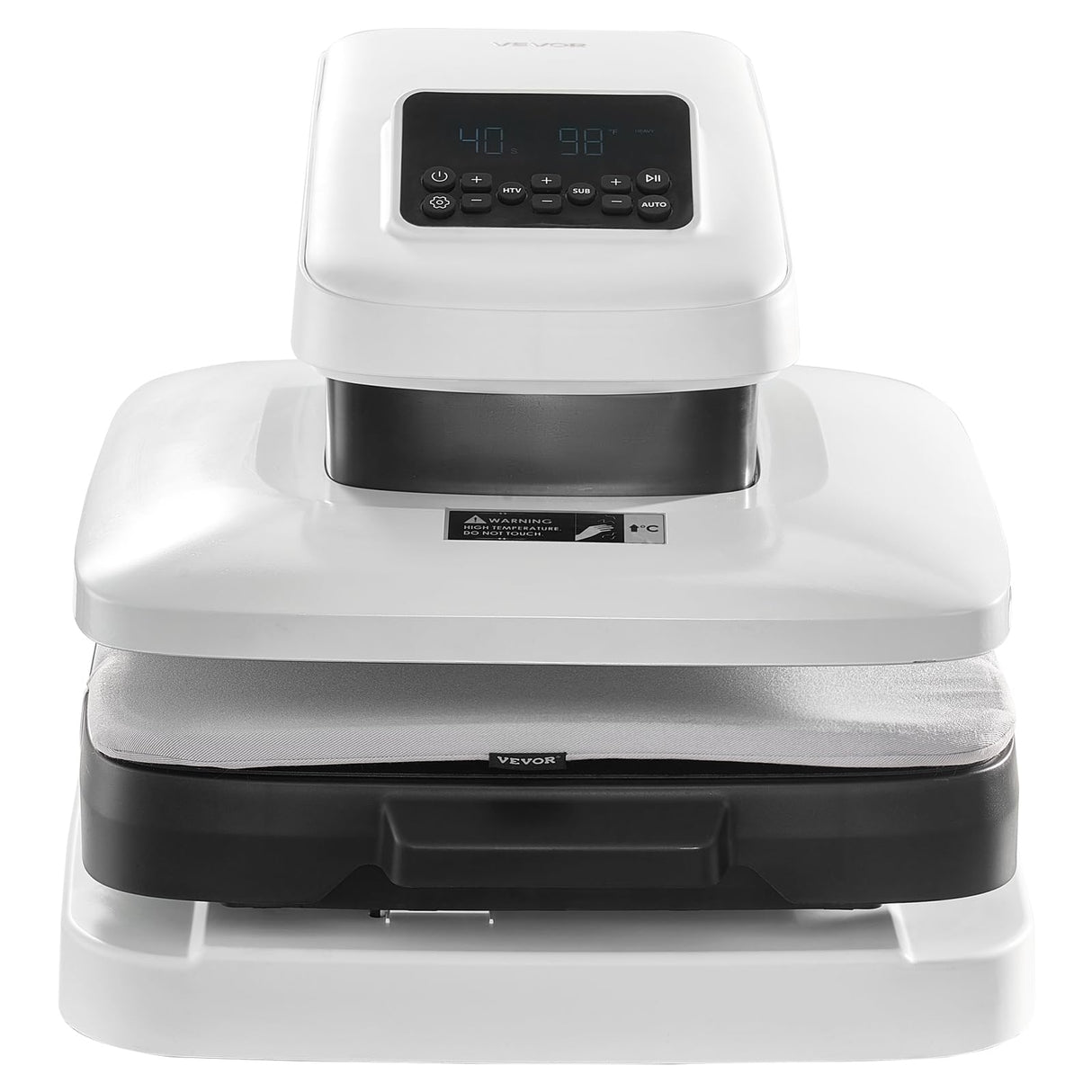 VEVOR Auto Heat Press Machine, 15 x 15 inch, T-Shirt Press Machine with Auto Release and Adjustable Pressure, Digital Display, Rapid Heating, for Sublimation, Vinyl, Heat Transfer Projects, White VEVOR