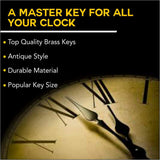 Brass Blessing Clock Winding Key - 5024 Brass Blessing