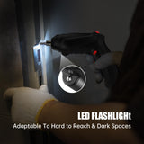 Rechargeable Electric Screwdriver Portable Set, 3.6V with 47pcs Cordless Accessories, Dual Position Handle and LED Headlight SENXINGYAN