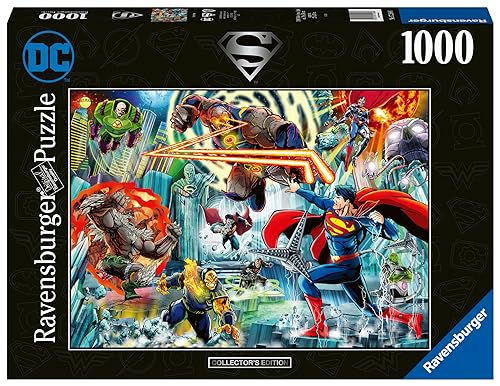 Ravensburger Superman Collector's Edition 1000 Piece Jigsaw Puzzle for Adults - 17298 - Every Piece is Unique, Softclick Technology Means Pieces Fit Together Perfectly Ravensburger