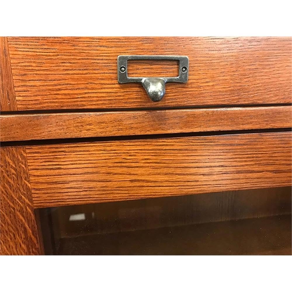 Pemberly Row Traditional 4-Stack Wood Barrister Bookcase in Cherry Pemberly Row