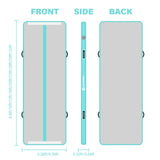 AKSPORT Inflatable Gymnatsics Mat Tumble Track 10ft 13ft 16ft 20ft 23ft Air Tumbling Mat with Air Pump for Home Use/Training/Cheerleading/Yoga AKSPORT