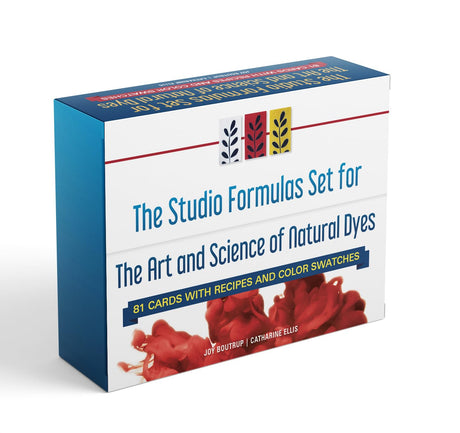 The Studio Formulas Set for The Art and Science of Natural Dyes: 84 Cards with Recipes and Color Swatches Schiffer Publishing, Ltd.