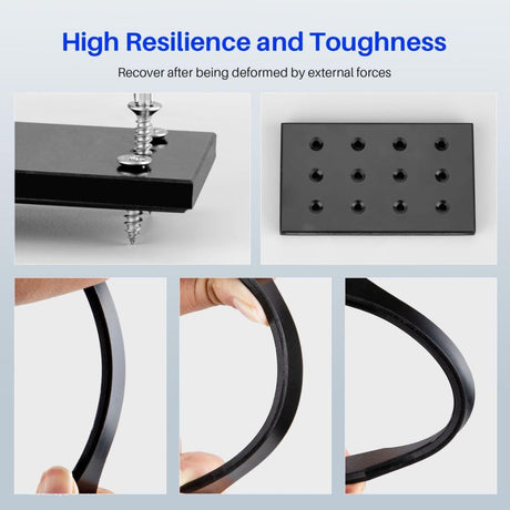 ELEGOO Tough Resin 3D Printer Resin with High Hardness, Low Viscosity, Low Shrinkage, Compatible with MSLA/LCD/DLP 3D Printers, Black 1000g ELEGOO