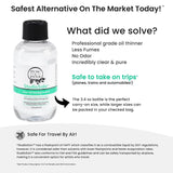 Tusc & Pine StudioSolv™ Odorless Mineral Spirits 3.4oz (100ml) - Purified Odor-Free Spirit Solvent For Thinning Oils, Artists, Painting Thinner, Professionals, & More! Tusc & Pine