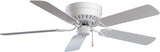 Minka-Aire F565-WH Mesa 52 Inch Flush Mount Low Profile Ceiling Fan in White Finish MINKA-AIRE